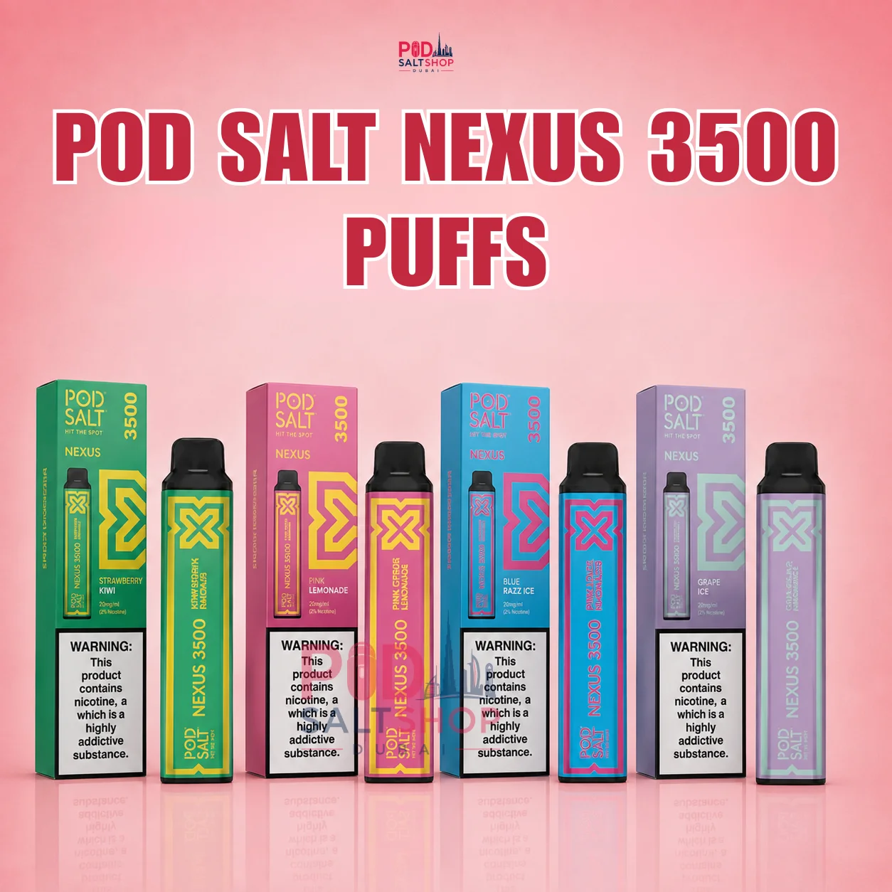 Pod Salt Nexus 3500 Puffs