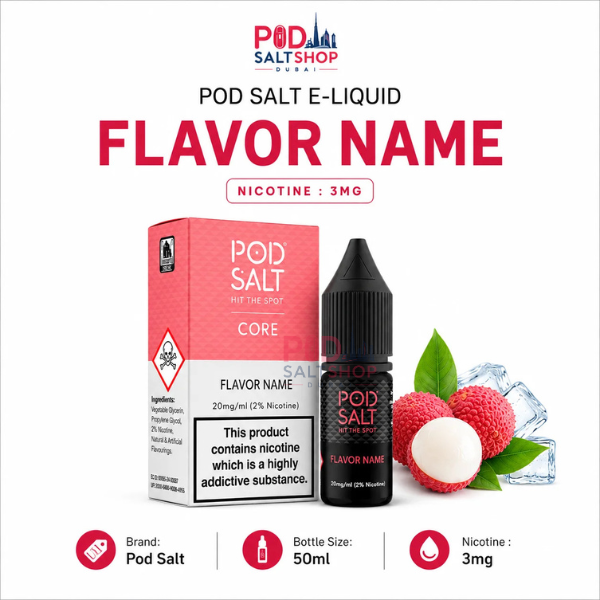 PodSalt SaltNic British Made Strawberry