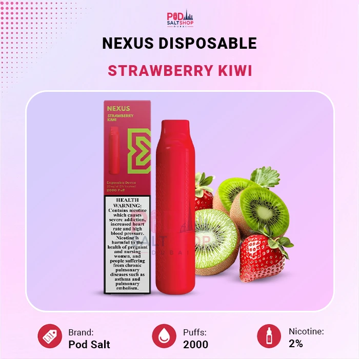 Pod Salt Nexus 2000 Puffs Strawberry Kiwi