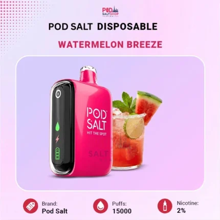 Pod Salt Watermelon Breeze 15000 Puffs Disposable