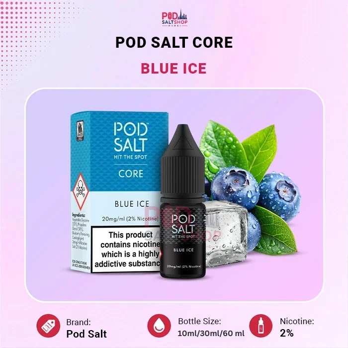 Pod Salt Core Blue Ice 20 mg/ml Salt Nic E-Liquid