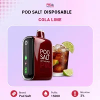 Pod Salt Cola Lime 15000 Puffs Disposable