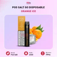 Pod Salt Go Orange Ice 2500 puffs Disposable Vape