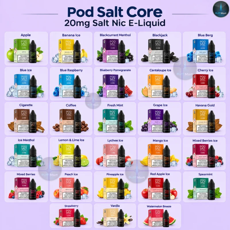 Pod Salt Core 20mg Salt Nic E-Liquid