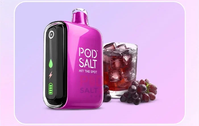Best Pod Salt Flavours in Dubai: Beginner's Guide 11 Pod Salt Grape Ice 15000 Puffs Disposable
