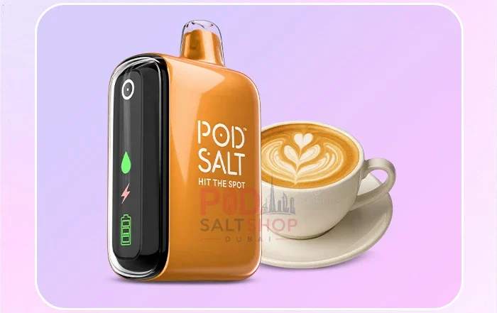 Best Pod Salt Flavours in Dubai: Beginner's Guide 14 Pod Salt Caffe Latte 15000 Puffs Disposable